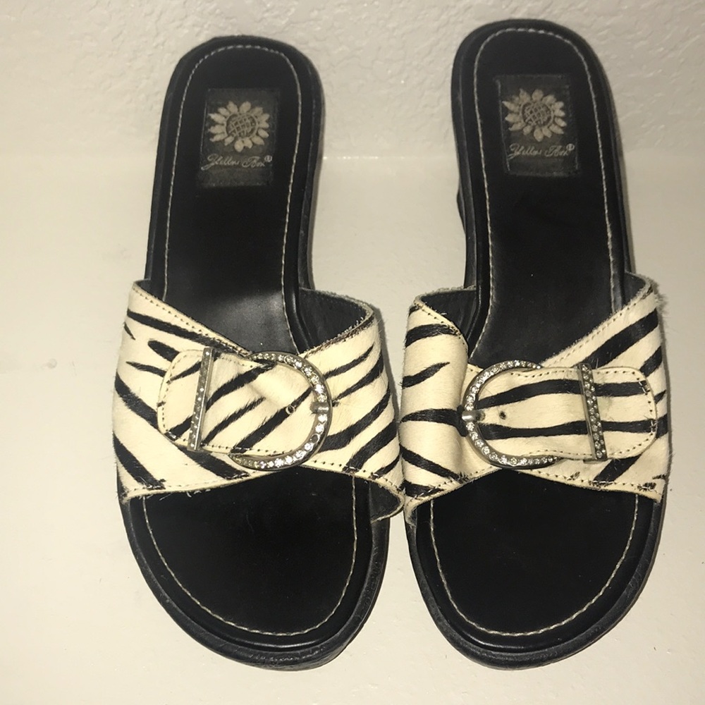 Yellow Box Zebra Wedges